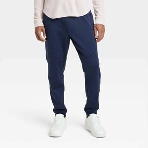 All in Motion Men's DWR Fleece Joggers Blue Size S New With Tags